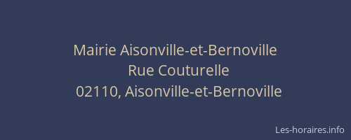 Mairie Aisonville-et-Bernoville