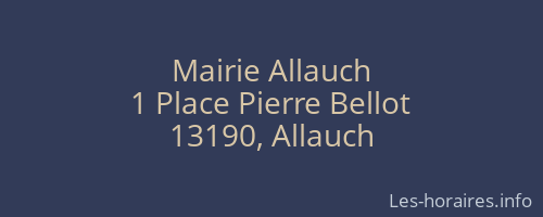 Mairie Allauch