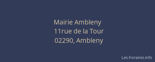 Mairie Ambleny