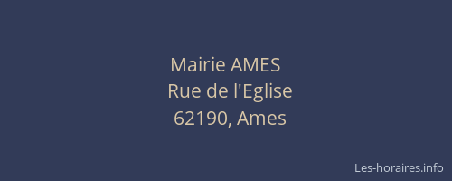 Mairie AMES