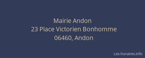 Mairie Andon