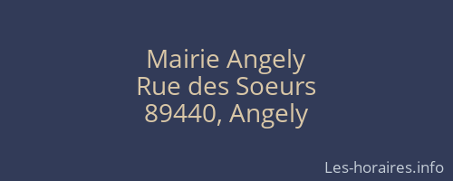 Mairie Angely