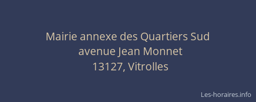 Mairie annexe des Quartiers Sud