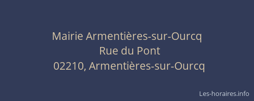 Mairie Armentières-sur-Ourcq