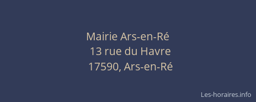 Mairie Ars-en-R&eacute;