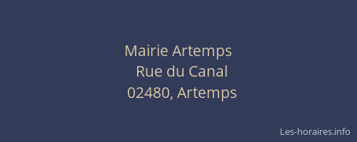 Mairie Artemps