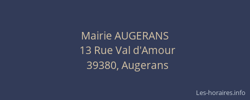 Mairie AUGERANS