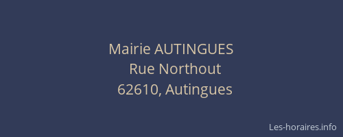 Mairie AUTINGUES