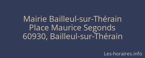 Mairie Bailleul-sur-Thérain