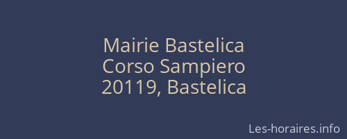 Mairie Bastelica