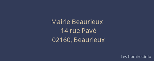 Mairie Beaurieux