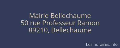 Mairie Bellechaume