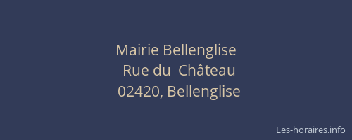 Mairie Bellenglise