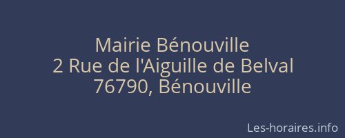 Mairie Bénouville