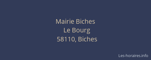 Mairie Biches
