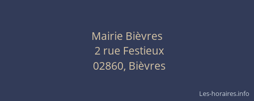 Mairie Bièvres
