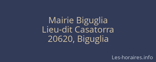 Mairie Biguglia
