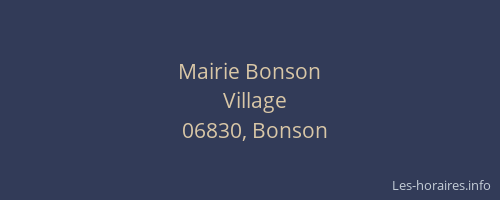 Mairie Bonson