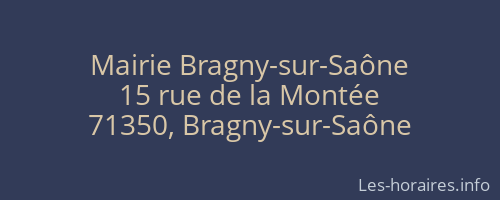 Mairie Bragny-sur-Saône