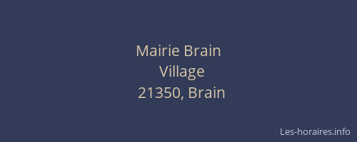 Mairie Brain