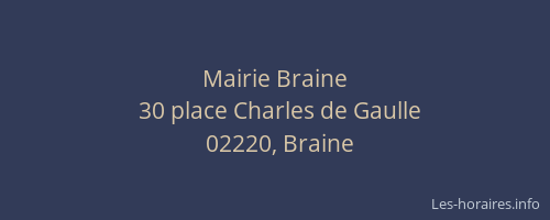 Mairie Braine