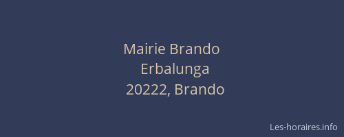 Mairie Brando
