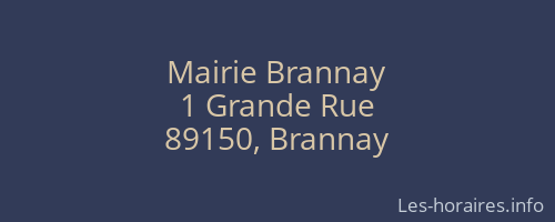 Mairie Brannay