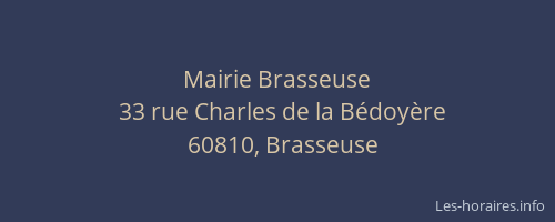 Mairie Brasseuse