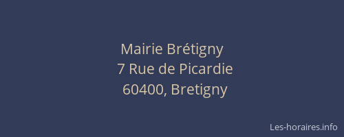 Mairie Br&eacute;tigny