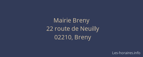 Mairie Breny