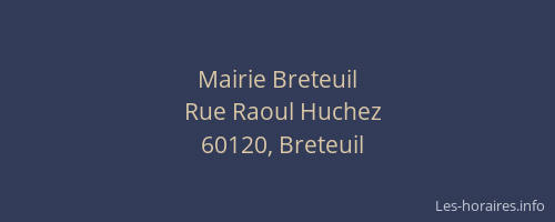 Mairie Breteuil