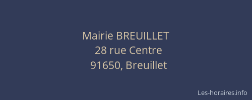 Mairie BREUILLET
