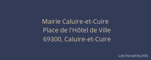 Mairie Caluire-et-Cuire