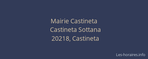 Mairie Castineta