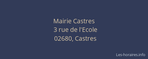 Mairie Castres