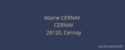 Mairie CERNAY