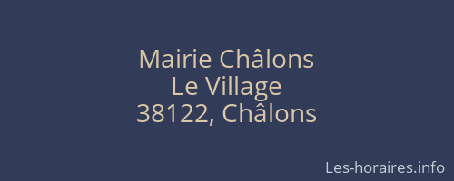 Mairie Châlons