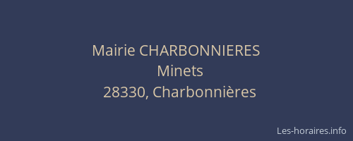 Mairie CHARBONNIERES