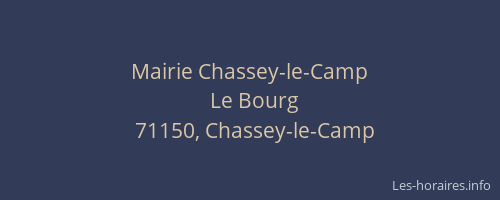 Mairie Chassey-le-Camp