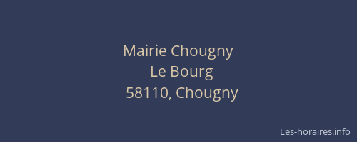 Mairie Chougny