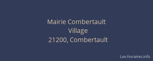 Mairie Combertault