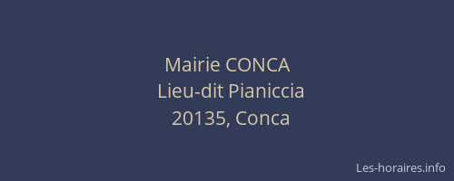 Mairie CONCA