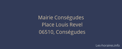 Mairie Conségudes
