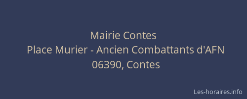 Mairie Contes