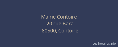 Mairie Contoire