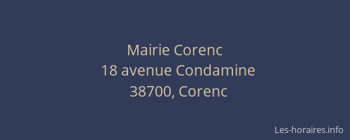 Mairie Corenc