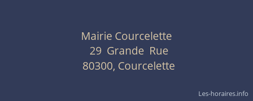 Mairie Courcelette
