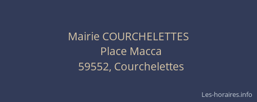 Mairie COURCHELETTES