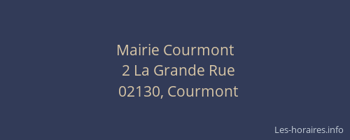 Mairie Courmont