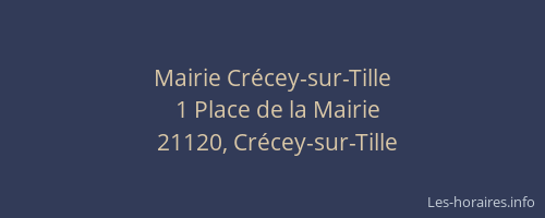 Mairie Crécey-sur-Tille